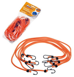 Набор резинок 6 шт.:  2 шт.-60см, 2шт.-80см, 2шт-100см, D-8 мм, (AS-R-04)  AIRLINE