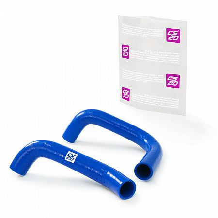 Патрубки радиатора ГАЗ-3302 Бизнес дв.УМЗ-42164 Евро 4 к-т.2шт силикон CS20 СИНИЙ Profi