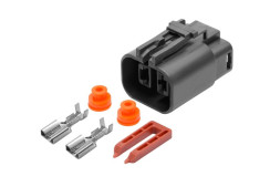 Колодка-разъем 2-х контактный к генератору Toyota, Ford Focus, Mazda, Mitsubishi (AX6992S) CARGEN