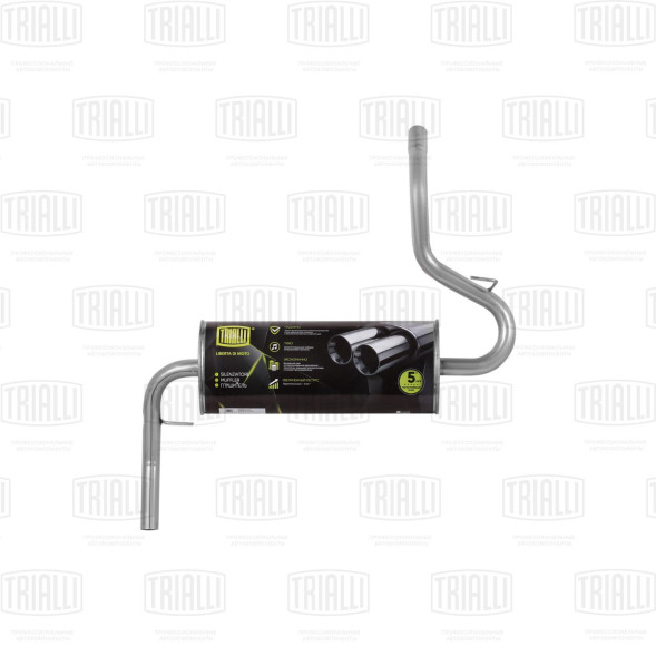 Глушитель осн. алюм.  ВАЗ 21213, 2131 (EMM 0115) TRIALLI