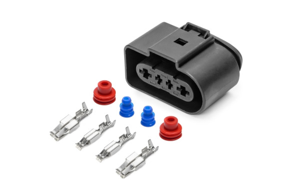 Колодка-разъем 4-х контактный датчика уровня топлива Audi, Seat, Skoda, Volkswagen (AX6544S) CARGEN