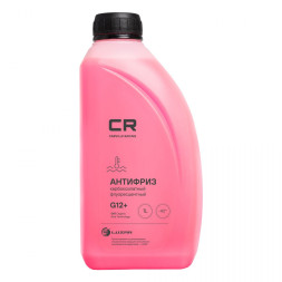 Антифриз красный CR карбоксилатный флуор. -40°С, G12+,  1л/1.07кг (L2018207) (8шт) CARVILLE RACING