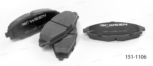 Колодка торм.перед. Lanos,Matiz,Chery QQ WEEN 151-1106