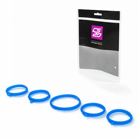 Прокладка впускного модуля ВАЗ-2170,1119 к-т.5шт силикон CS20 СИНИЙ с электр. педалью газа