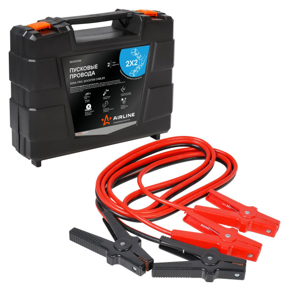 Провода прикуривания 300А PRO (3м, 6/12В, кейс) (SA30005K) AIRLINE