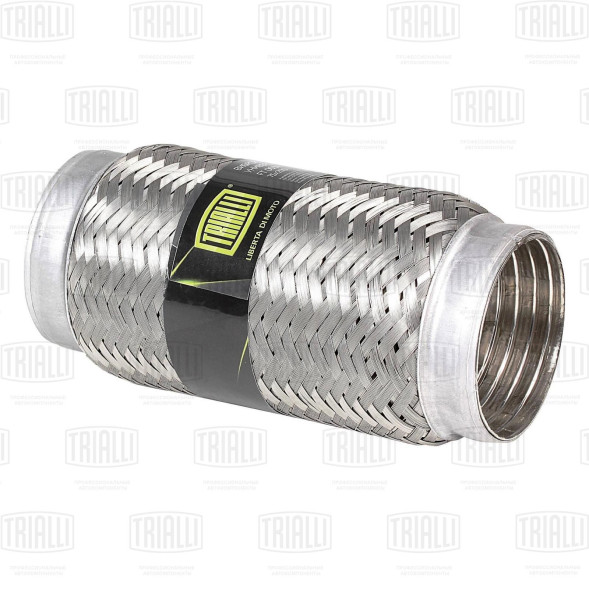 Виброкомпенсатор вых. трубы (Гофра) 75x200 InterLock (нерж. сталь) (FTi 0077) TRIALLI