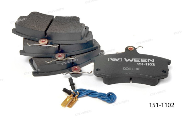 Колодка торм.перед. Ваз 2110-2115,1117-1119,2170-2172 WEEN 151-1102