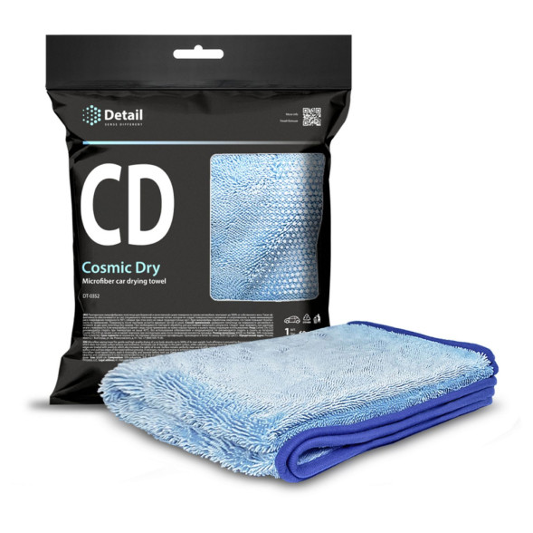 Микрофибровое полотенце для сушки кузова GRASS Detail CD (Cosmic Dry) 60*90 см DT-0352