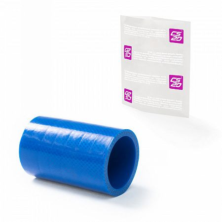 Патрубок термостата ГАЗ-3302 дв.ЗМЗ-406 L=60мм, d=38мм силикон CS20 СИНИЙ Profi