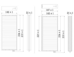 Фильтр салона Kia Rio I (00-) 1.5i/Clarus (96-) 1.8i/2.0i (2шт.) (CRV25212) CARVILLE RACING