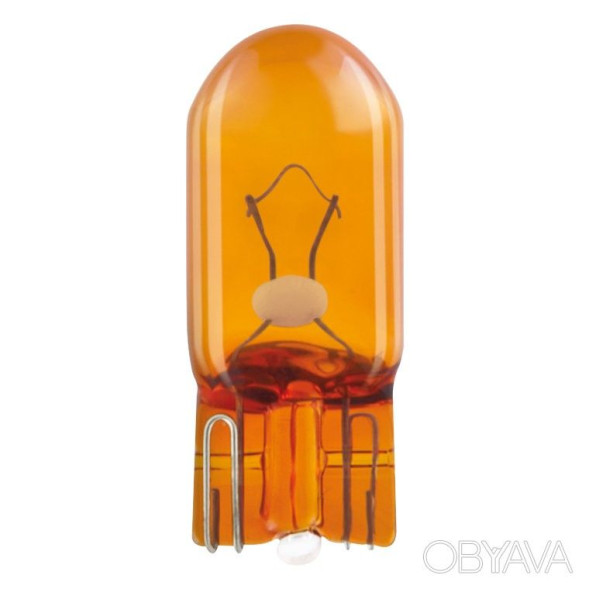Лампа WY5W 12V-5W желтая (W2,1x9,5d) 17169 (Narva) (10шт)