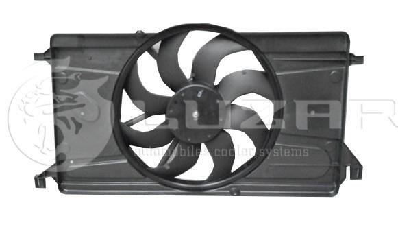 Э/вентилятор охл. с кожухом Ford Focus II (05-) 1.4i/1.6i LUZAR LFK 1038