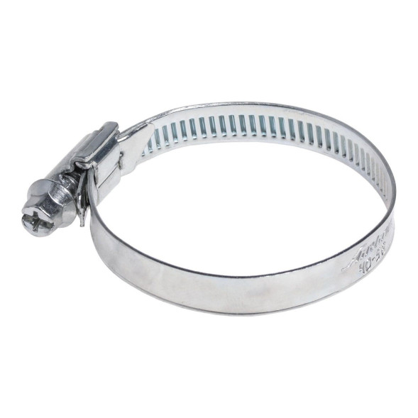 Хомут 40-56/9 мм, червячный, оцинкованный (W1), 1 шт.(AHC-SZ-08) (уп. 25шт) AIRLINE