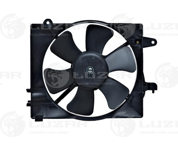 Э/вентилятор охл. с кожухом Daewoo Matiz (02-) M/A  LUZAR LFc 0566