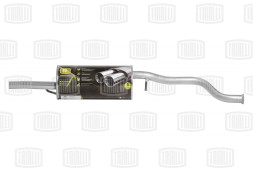 Глушитель осн. алюм.  Lada Vesta (15-) (EMM 0127) TRIALLI