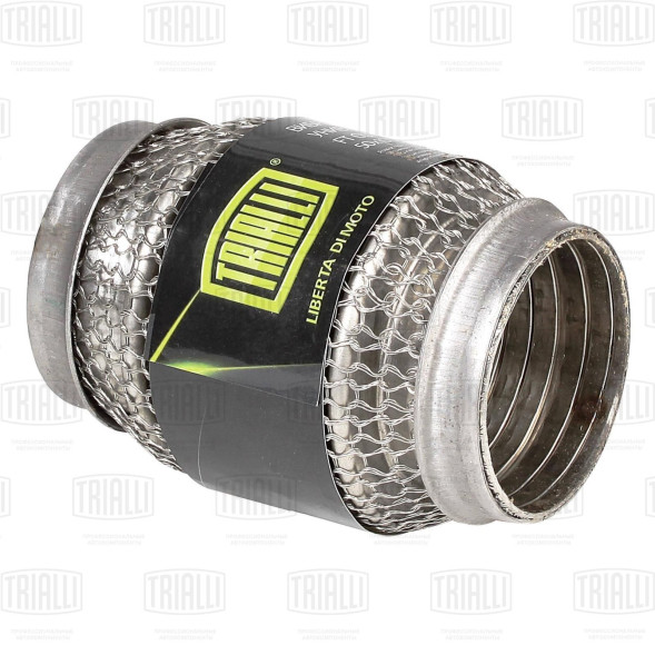 Виброкомпенсатор вых. трубы (Гофра) 50x100 Hydra/Wire Mesh (нерж. сталь) (FT 0010) TRIALLI