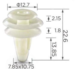 Honda 91566SP0003 Клипса Autokrep AK1113380