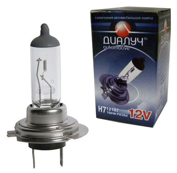 Лампа H7 12V 100W PX26d ДиаЛУЧ 12107