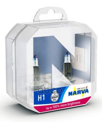 Лампа H1 12V- 55W +150% Range Power (P14,5s) (Narva) 48068 (DuoBox 2шт.)