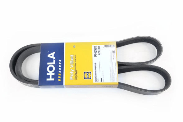 Ремень поликлиновой 6РК1235 УАЗ 3163 Patriot (ZMZ 409) (+PS) ,PH6520 HOLA