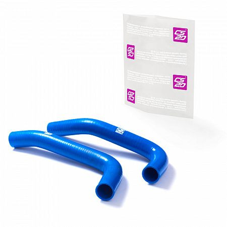 Патрубки радиатора ГАЗель Next дв.УМЗ-А274 EvoTech силикон CS20 СИНИЙ к-т.2шт.Profi
