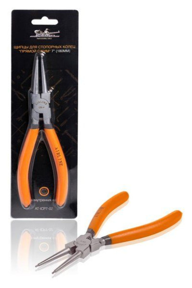 Щипцы для стопорных колец прямой сжим 7 (180мм) (AT-ICP7-02) AIRLINE