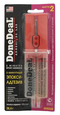 Клей 2х-минутный эпокси-адгезив (цвет: прозрачный) 28,4г. DD6559 DoneDeal