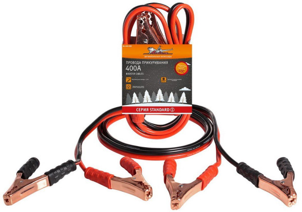 Провода прикуривания 400А (2,5м, 12/24В) (серия STANDARD) (SA-400-09S) AIRLINE