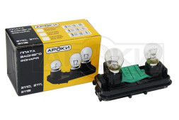 Плата фонаря 2110 угол в сборе правая (с лампой) АРОКИ 402100