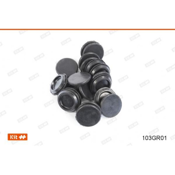 Заглушка отверстий брызговика ВАЗ-2108-21099 большая (упаковка 20 шт.) KIT++ 103GR01 хх