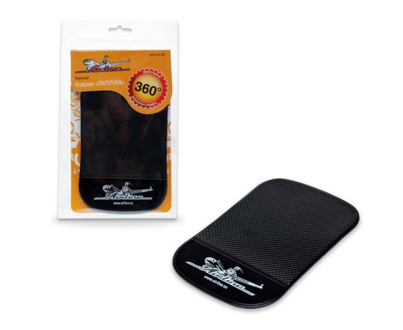 Коврик липучка чёрный 92*145 мм (ASM-B-01) AIRLINE