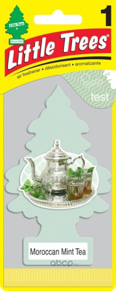Ароматизатор LITTLE TREES елочка сухой Moroccan Mint Tea