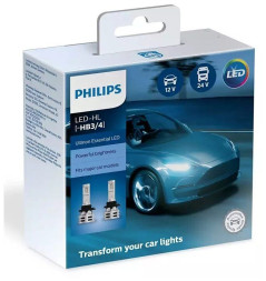 Лампа LED  HB3 /HB4  Ultinon Essential 12-24V 24W 6500K (уп.2 шт.) (Philips) 11005UE2X2 xx