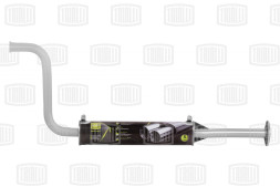 Глушитель доп. алюм. (резонатор) ВАЗ 2108 под кат. (EAM 0108) TRIALLI