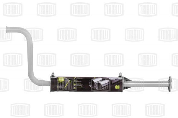 Глушитель доп. алюм. (резонатор)  ВАЗ 2108 под кат. (EAM 0108) TRIALLI