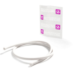 Шланг экономайзера ВАЗ силикон БЕЛЫЙ с наконечниками L=850мм 1шт в пакете CS20