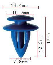 Mitsubishi MR478678 клипса дверной панели 7.8x12.3x14.4mm Autokrep1114292 (10шт)