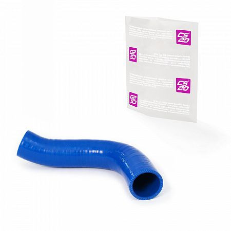 Патрубок горловины наливной бака топливного ВАЗ-1118 силикон CS20 СИНИЙ Profi
