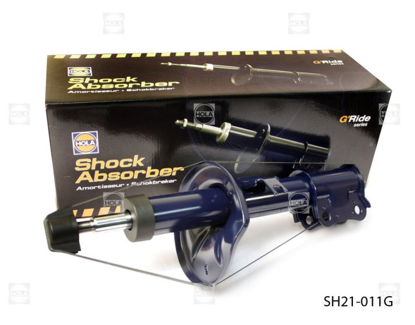 Стойка перед. амортизатора газ. Chevrolet AVEO 01/08 левая HOLA SH21-011G