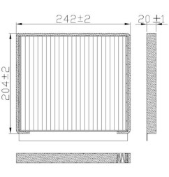 Фильтр салона Hyundai Elantra IV (06-)/Cerato III (06-)/i30 (11-) (CRV24013) CARVILLE RACING