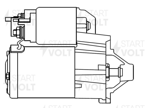 Стартер редукторный СтартВОЛЬТ  LADA Largus (12-)/Renault Logan II (14-)K7M 1.6i 0,85кВт(LSt 0918)