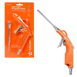 Пистолет продувочный пневматический металл. (L=110мм) (ATBU009) AIRLINE