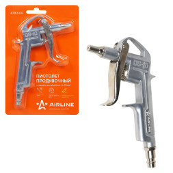 Пистолет продувочный пневматический металл. (L=20мм) (ATBU014) AIRLINE