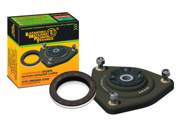 Опора стойки передней подвески ВАЗ 2170 усиленная БМРТ (с подш.Вологда) (11721)