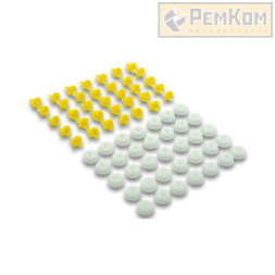 Пистон крепления молдинга двери LADA Largus, Renault LOGAN «Евро» (компл. 35 пар) (RK14014)
