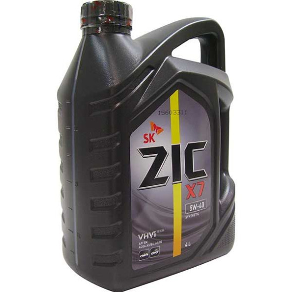 ZIC  X7  5W-40 SN/CF   4 л  синт.VW 502.00 / 505.00,MB 229.5/229.3/229.1/226.5,BMW Longlife-01,Re