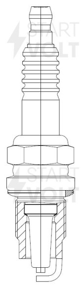 Свеча зажигания для а/м LADA Largus (12-)/Renault Logan (04-) CNG/LPG (VSP 0117) 1 шт СтартВОЛЬТ