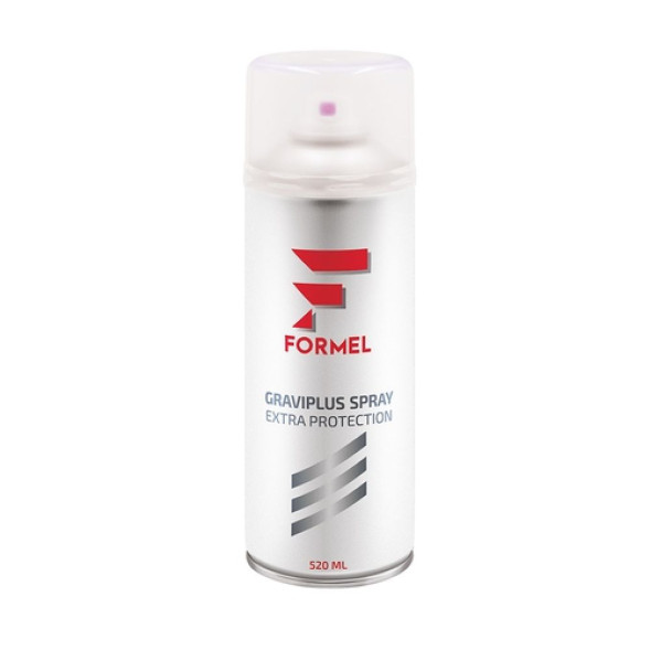 Антигравий GRAVIPLUS EXTRA PROTECTION черный 520 мл,аэрозоль (6шт.) FORMEL