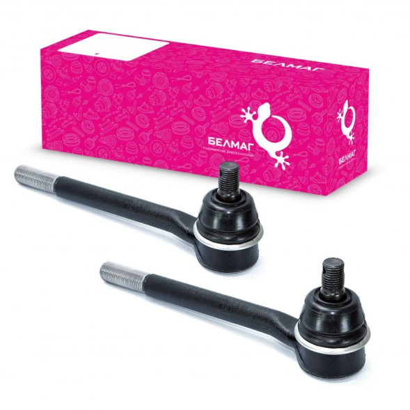 Наконечник рулевых тяг ВАЗ 2123 внутренний правый/левый БелМаг Оригинал (комплект 2 шт.) 0127