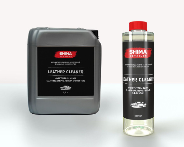 Очиститель кожи с антибактериальным эффектом 500 мл SHIMA DETAILER LEATHER CLEANER